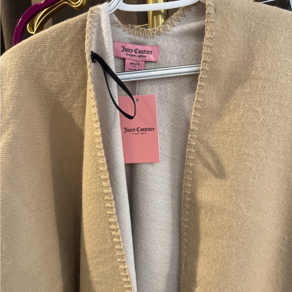 Juicy Couture Beige Cape with Ivory Accents - Picture 2 of 5